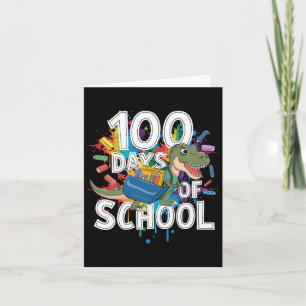 100. Tag Funny Outfit Lehrer & Amp; Student 100 D Karte