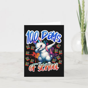 100. Tag Funny Outfit Lehrer & Amp; Student 100 D Karte