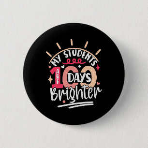 100. Tag für Lehrer Meine Schüler sind 100 Tage Br Button