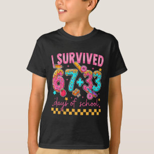 100. Tag Ich überlebte 67 + 33 Tage Schule Junge G T-Shirt