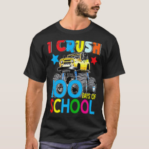 100. Tag Ich zerreiße 100 Tage Schulmonster Truck T-Shirt
