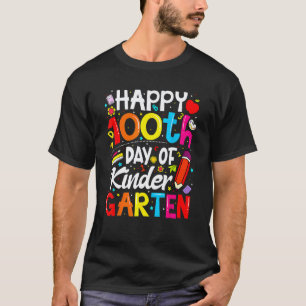 100. Tag im Kindergarten 100 Tage Schule unterrich T-Shirt