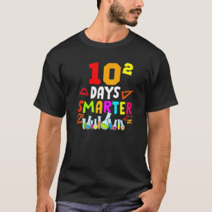 100. Tag Mathe 10 zum Quadrat Lehrer Schüler 100 T T-Shirt