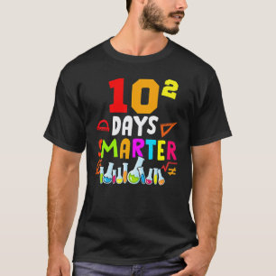 100. Tag Mathe 10 zum Quadrat Lehrer Schüler 100 T T-Shirt