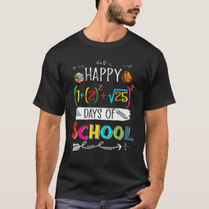 100. Tag Mathematiklehrer Math Formel Happy 100 Ta T-Shirt