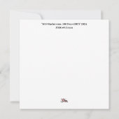 100 Tage, 100 Pilze Dankeskarte (Rückseite)