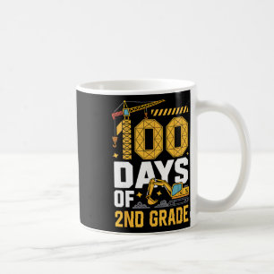 100 Tage 2. Klasse Baustellenfahrzeug 100 Tage Kaffeetasse