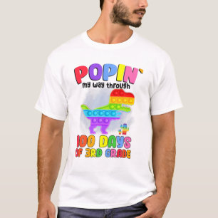 100 Tage 3D-Rex P T-Shirt