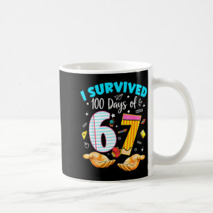100 Tage 67 100. Tag Schul-Lehrer überlebt Kaffeetasse