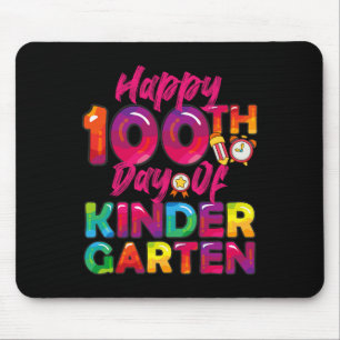 100 Tage Alle Schüler glücklich 100 Tage KI Mousepad