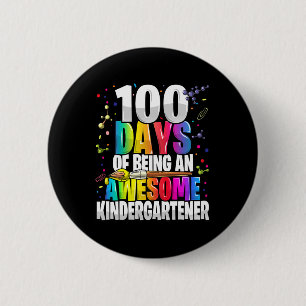 100 Tage als phantastischer Kindergärtner 100. Button