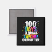 100 Tage als phantastischer Kindergärtner 100. Magnet (Vorderseite/Rückseite)