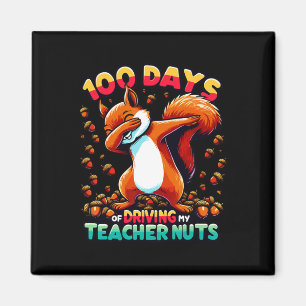 100 Tage, an denen ich meinen Lehrer antreibt, nac Magnet