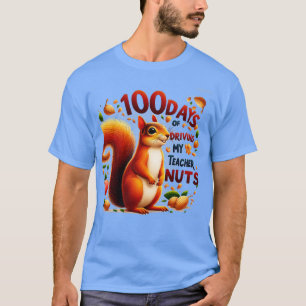 100 Tage, an denen mein Lehrer fährt, beginnen am T-Shirt
