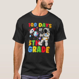 100 Tage Astronaut der 5. Klasse 100 Tage klüger B T-Shirt