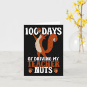 100 Tage Autolehrer Schulreportteam Karte (Gelbe Blume)