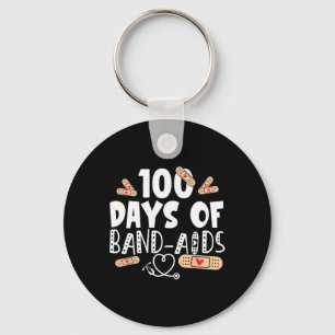 100 Tage Bandhilfsmittel - Schulschwester 100 Tage Schlüsselanhänger