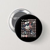 100 Tage Baseball Bat 100. Button (Vorne & Hinten)