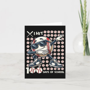 100 Tage Baseball Bat 100. Karte