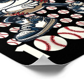 100 Tage Baseball Bat 100. Poster (Ecke)