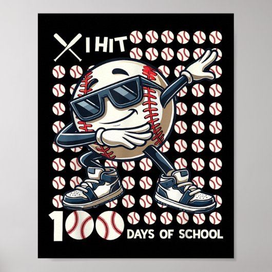 100 Tage Baseball Bat 100. Poster (Vorne)