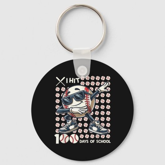 100 Tage Baseball Bat 100. Schlüsselanhänger (Vorderseite)