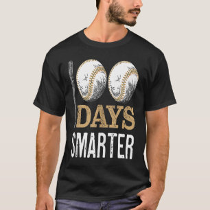 100 Tage Baseball Boy Fun Celebration St. T-Shirt