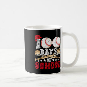 100 Tage Baseball Jungs Kinder Lehrer Kaffeetasse