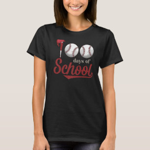 100 Tage Baseballlehrer Kinder 100 Tage T-Shirt