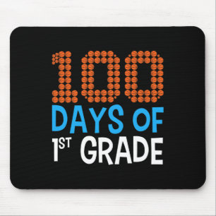 100 Tage Basketball erster Klasse Sport 100 Tage Mousepad