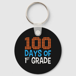 100 Tage Basketball erster Klasse Sport 100 Tage Schlüsselanhänger