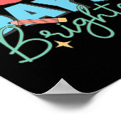 100 Tage Belletag 100. Schullehrgang Poster (Ecke)