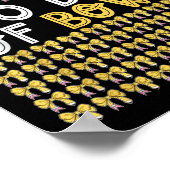 100 Tage Bows Coquette 100. Schulbow Poster (Ecke)