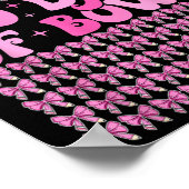 100 Tage Bows Coquette 100. Schulbow Poster (Ecke)