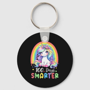 100 Tage clever Kids Mädchen Einhorn 100. Tag der  Schlüsselanhänger