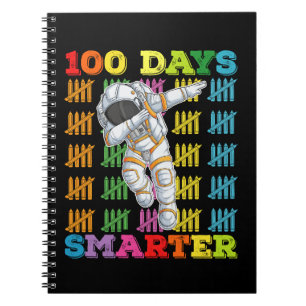 100 Tage cleverer Astronaut 100. Schultag Notizblock
