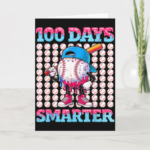 100 Tage cleverer Baseball-Drip-Boys 100 Tage Schu Karte