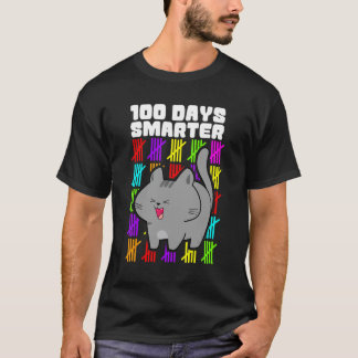 100 Tage cleverere Katzen-Shirts, Jungen Mädchen 1 T-Shirt