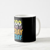 100 Tage Cray Cray 100. Schullehrer Kaffeetasse (VorderseiteRechts)