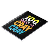 100 Tage Cray Cray 100. Schullehrer Notizblock (Linke Seite)