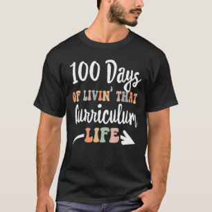 100 Tage Curriculum 100. Schultag für LIN T-Shirt