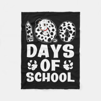 100 Tage Dalmatiner der Schule Dog Boys Girls 100  Fleecedecke