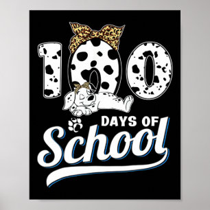 100 Tage Dalmatiner der Schule Dog Boys Girls 100 Poster