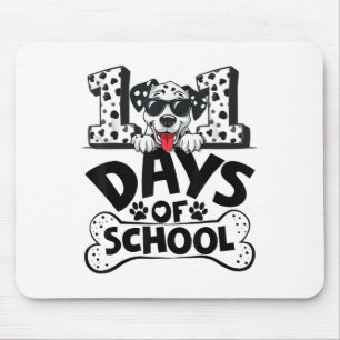 100 Tage Dalmatiner Hunde Junge Kind 100. Mousepad