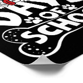 100 Tage Dalmatiner Hunde Junge Kind 100. Tag Poster (Ecke)