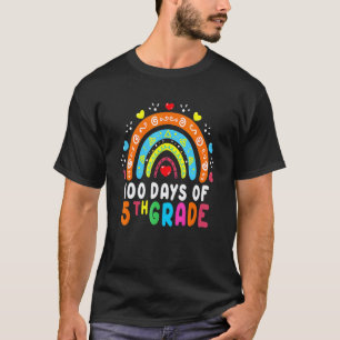 100 Tage der 5. Klasse Regenbogen 100. Tag Schulte T-Shirt