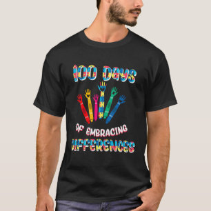 100 Tage der Akzeptanz von Unterschieden Schüler L T-Shirt