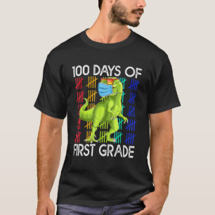 100 Tage der ersten Klasse Schule Dinosaur Dino Tr T-Shirt