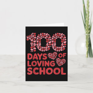 100 Tage der liebenden Lehrerin Frauen 100 Tage Karte