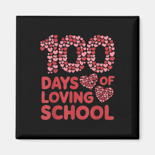 100 Tage der liebenden Lehrerin Frauen 100 Tage Magnet